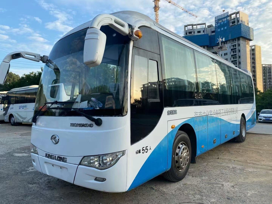 Μακριά XMQ6110 λεωφορείων λεωφορεία χρησιμοποιημένο λεωφορείο 55seats δύο ευρώ IV 2+3layout βασιλιάδων πορτών