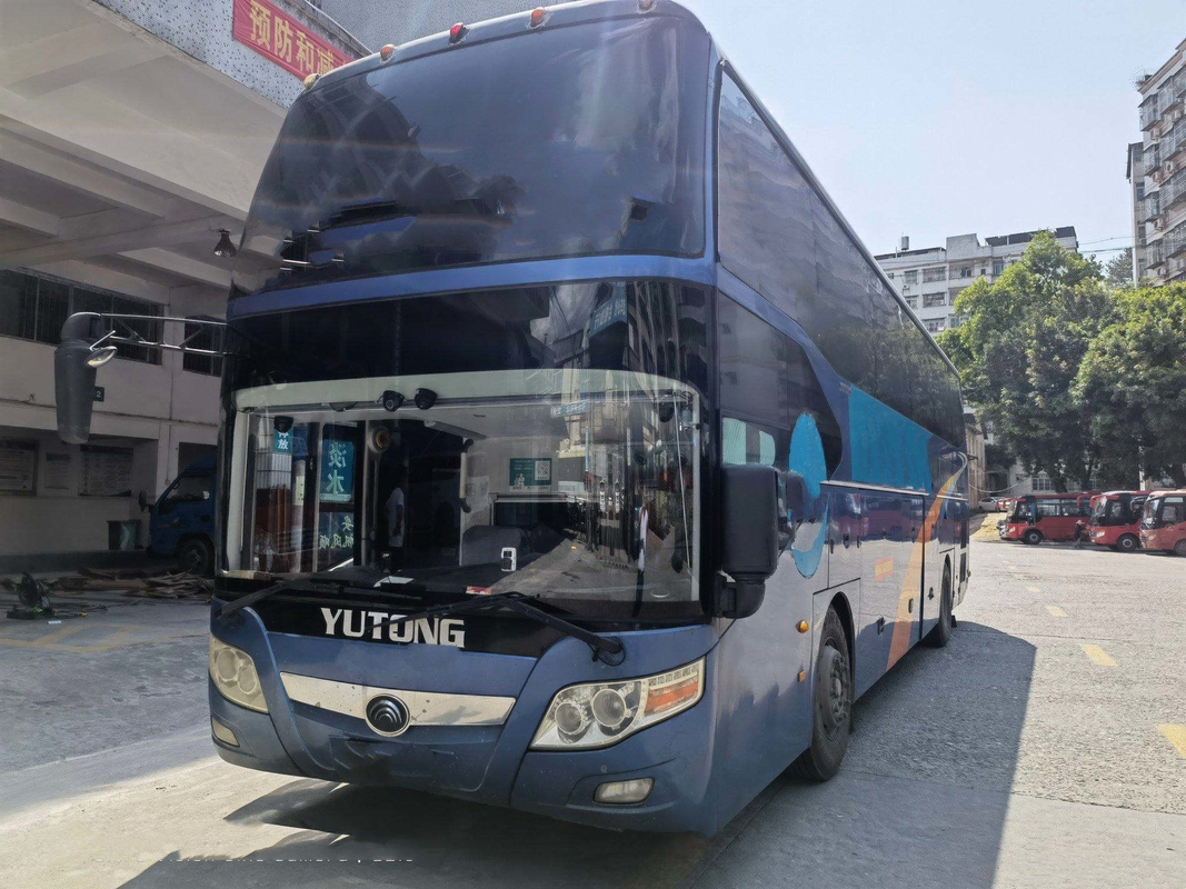 Το Yutong ZK6127 χρησιμοποίησε το λεωφορείο από δεύτερο χέρι πολυτέλειας πλαισίων αερόσακων πορτών λεωφορείων 53seats δύο λεωφορείων