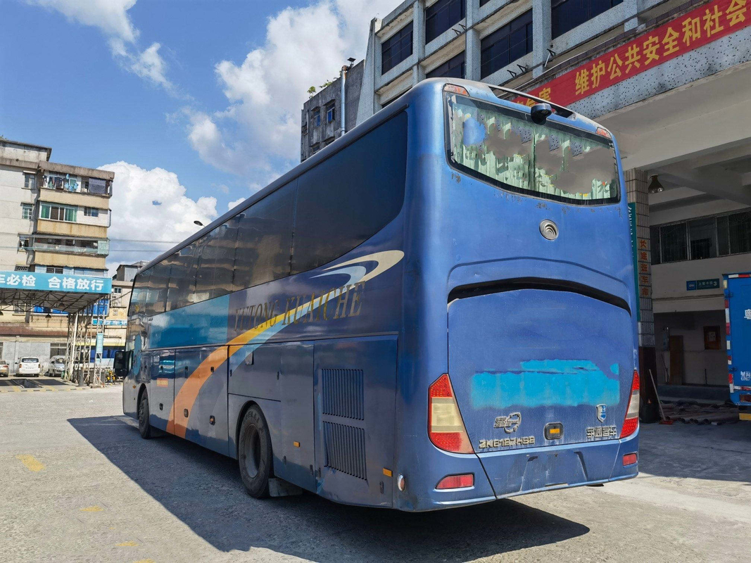 Το Yutong ZK6127 χρησιμοποίησε το λεωφορείο από δεύτερο χέρι πολυτέλειας πλαισίων αερόσακων πορτών λεωφορείων 53seats δύο λεωφορείων