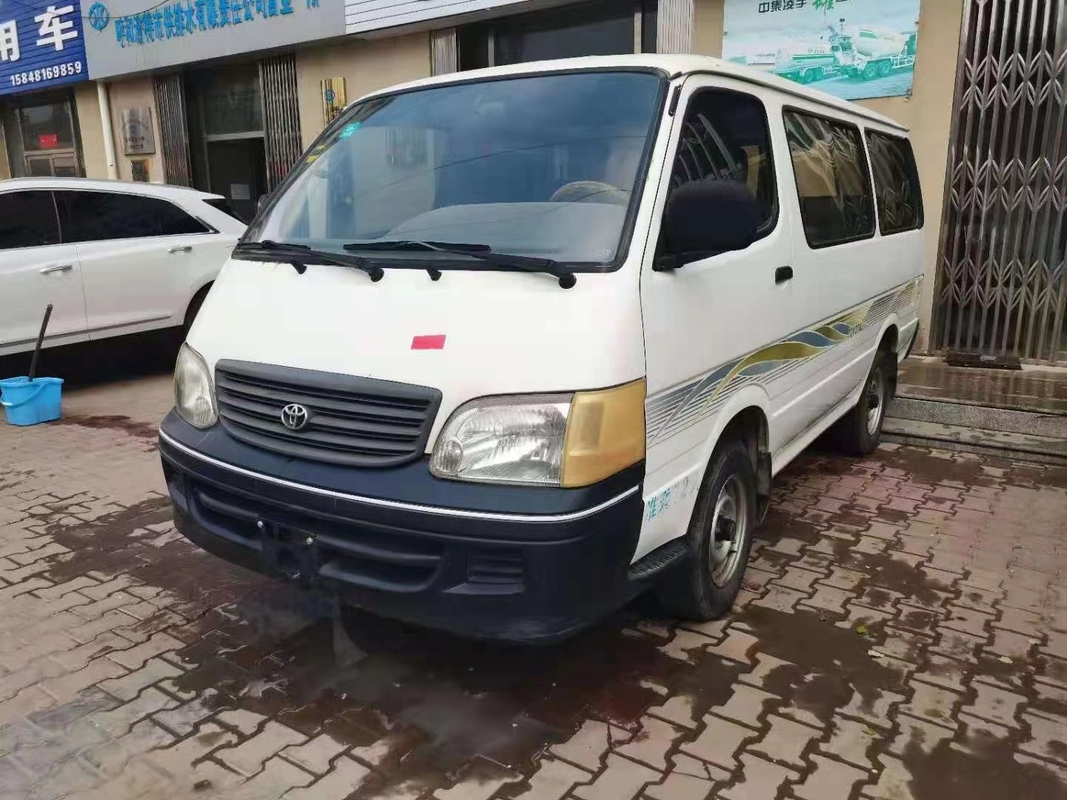12 τα καθίσματα χρησιμοποιημένο βενζίνη Hiace μεταφέρουν το 2$ο μίνι λεωφορείο της Toyota Hiace έτους λεωφορείων το 2008 χεριών