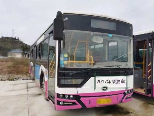 12m χρησιμοποιημένο οπίσθιο σχολικό λεωφορείο πόλεων diesel πολυτέλειας μηχανών 30 λεωφορείων καθισμάτων Hengtong