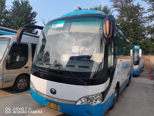 35 χρησιμοποιημένες καθίσματα μίνι RHD Yutong μηχανές diesel οδήγησης λεωφορείων ZK6858 για τη μεταφορά