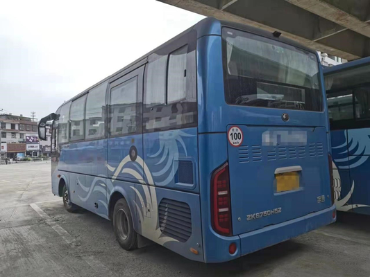 Η αναστολή ZK6750H ανοίξεων πιάτων Yutong 30seats χρησιμοποίησε τη μίνι μηχανή diesel χιλιομέτρου λεωφορείων χαμηλή