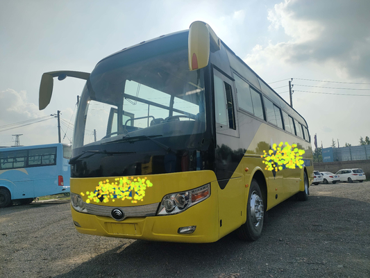 2+3 χρησιμοποιημένο λεωφορείο Αφρική πολυτέλειας λεωφορείων Yutong σχεδιαγράμματος 60seats 10 λεωφορείων μέτρα αναστολής ZK6110 αερόσακων