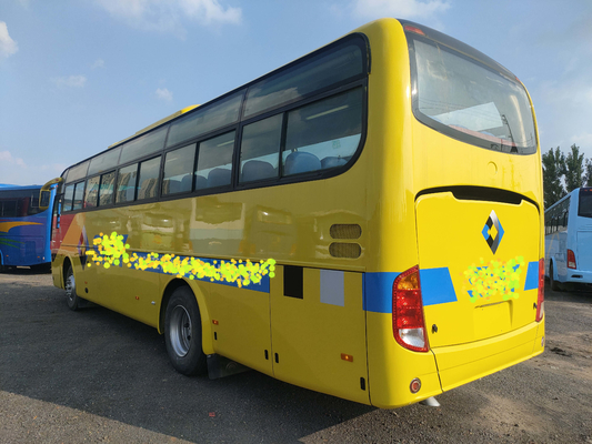 2+3 χρησιμοποιημένο λεωφορείο Αφρική πολυτέλειας λεωφορείων Yutong σχεδιαγράμματος 60seats 10 λεωφορείων μέτρα αναστολής ZK6110 αερόσακων