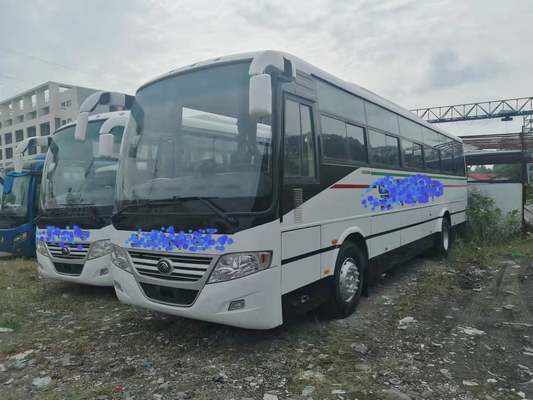 RHD/LHD χρησιμοποίησε το λεωφορείο 2+3layout 60seats λεωφορείων με την αναστολή Yutong ZK6112D ανοίξεων πιάτων προφυλακτήρων