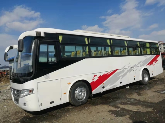 Μπροστινό λεωφορείο μηχανών Yutong δύο πορτών που αφήνεται το λεωφορείο οδήγησης πρότυπο Zk6112d 53seats