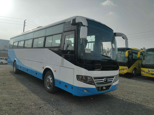 Σωστά οδήγησης λεωφορείων λεωφορεία λεωφορείων Zk6112d 3 μηχανών Yutong μπροστινά 45000km καλά ελαστικά αυτοκινήτου