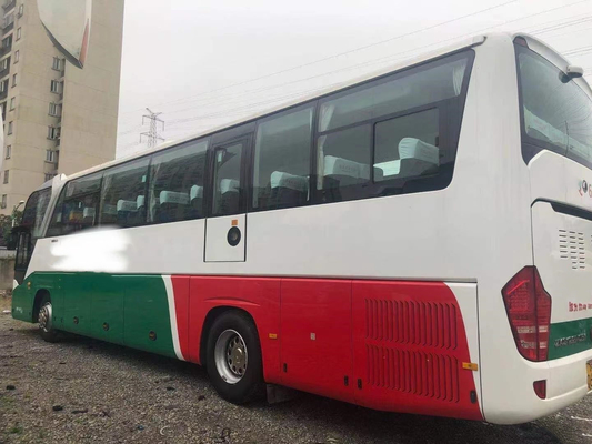 Ενιαίο χρησιμοποιημένο κατάστρωμα λεωφορείο 54 νέο λεωφορείο ZK6122 τουριστών σχεδίου Seater Yutong