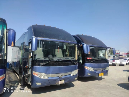 Χρησιμοποιημένη Yutong μηχανή Weichai έτους λεωφορείων 2014 ZK6127 55 καθίσματα με την αναστολή ανοίξεων φύλλων