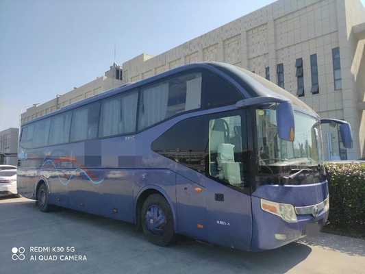 Χρησιμοποιημένη Yutong μηχανή Weichai έτους λεωφορείων 2014 ZK6127 55 καθίσματα με την αναστολή ανοίξεων φύλλων