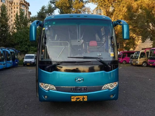 Η πολυτέλεια υψηλότερο KLQ6796 χρησιμοποίησε τα λεωφορεία 34 λεωφορείων οπίσθια αναστολή άνοιξη πιάτων μηχανών 147kw καθισμάτων LHD