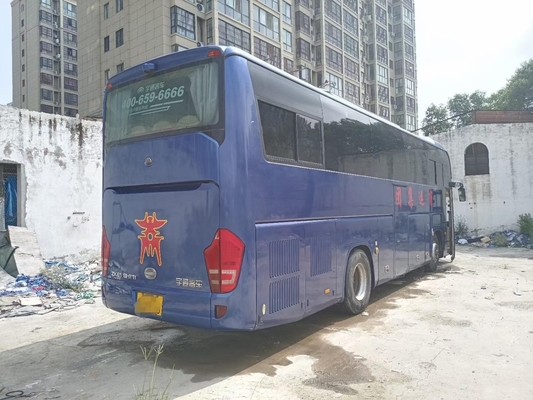 Λεωφορεία μεγάλων αποστάσεων Yutong ZK6118 51 θέσεων Yuchai 206 kw Μεταχειρισμένο τουριστικό λεωφορείο με δύο πόρτες