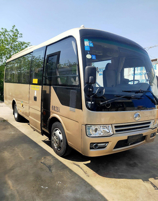 28 καθίσματα χρησιμοποίησαν την αριστερή πόλη Zk6729 από δεύτερο χέρι Yutong Drive τουριστηκών λεωφορείων