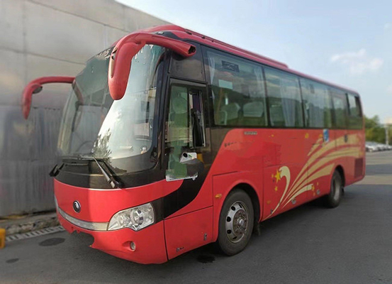 Ο δεξής χρησιμοποιημένος Drive επιβάτης Yutong μεταφέρει το από δεύτερο χέρι 30 καθίσματα 3150 χιλ.