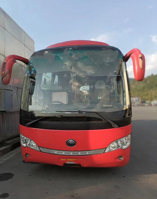 Ο δεξής χρησιμοποιημένος Drive επιβάτης Yutong μεταφέρει το από δεύτερο χέρι 30 καθίσματα 3150 χιλ.