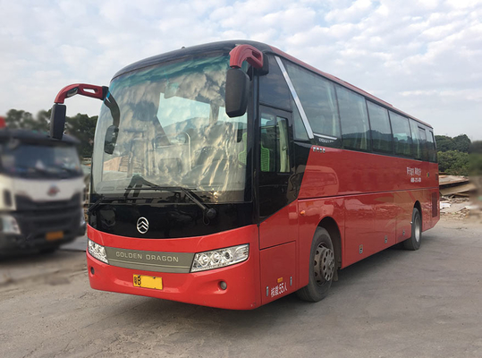 Ο χρησιμοποιημένος Kinglong επιβάτης μηχανών diesel μεταφέρει τα καθίσματα λεωφορείων 197kw 55 πόλεων από δεύτερο χέρι