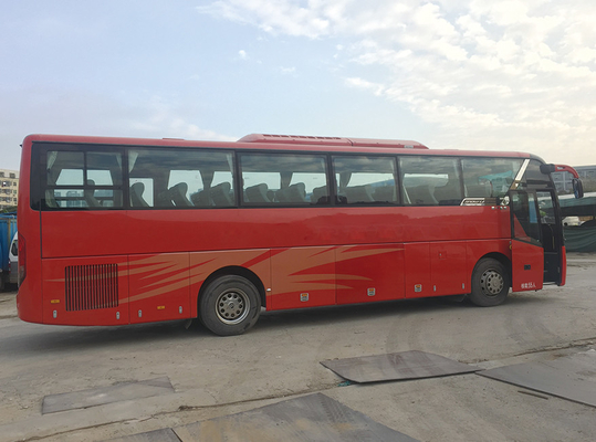Ο χρησιμοποιημένος Kinglong επιβάτης μηχανών diesel μεταφέρει τα καθίσματα λεωφορείων 197kw 55 πόλεων από δεύτερο χέρι