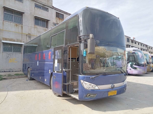 Λεωφορείο 51 κατόχων διαρκούς εισιτήριου Yutong από δεύτερο χέρι χρησιμοποιημένη καθίσματα μεταφορά επιβατών