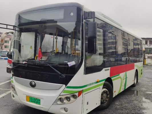 53 ο χρησιμοποιημένος πόλη επιβάτης καθισμάτων μεταφέρει το από δεύτερο χέρι Yutong ISUZU 6WF1D