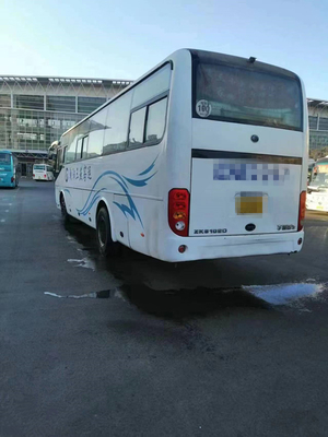Χρησιμοποιημένο έτος 44 λεωφορείων 2014 οχημάτων πυκνών δρομολογίων χρησιμοποιημένα ZK6102D λεωφορεία και επιβατηγά οχήματα καθισμάτων με την μπροστινή μηχανή