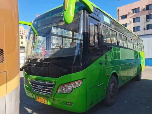 Μεγάλης απόστασης έτος 45 λεωφορείων 2015 καθισμάτων ZK6102D μπροστινό λεωφορείο Yutong μηχανών χρησιμοποιημένο λεωφορείο