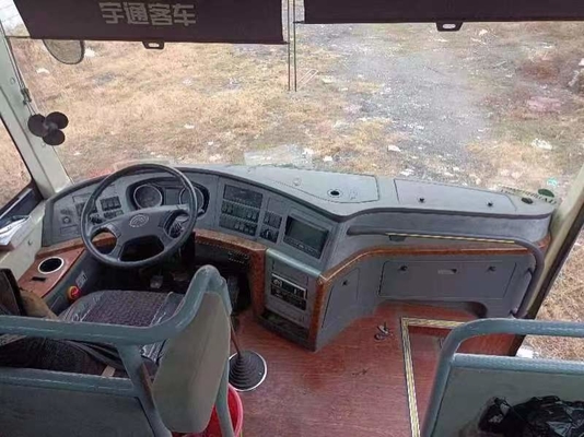 Η χρησιμοποιημένη μηχανή προγυμνάζει Yutong 2+3layout 59seater το μεγάλο λεωφορείων 2$ο χεριών λεωφορείο οδήγησης λεωφορείων σωστό