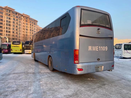 Χρησιμοποιημένο έτος 51 λεωφορείων 2014 λεωφορείων χρησιμοποιημένο καθίσματα λεωφορείο ταξιδιού ομάδας λεωφορείων Kinglong XMQ6128 για την Αφρική