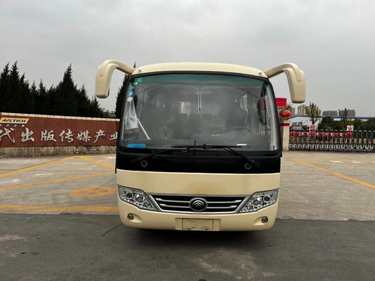 Χρησιμοποιημένη μίνι μπροστινή μηχανή 19 λεωφορείο ZK6609D λεωφορείων Yutong από δεύτερο χέρι κλιματιστικών μηχανημάτων μηχανών diesel καθισμάτων