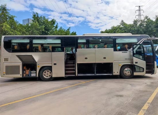 Μεγάλης απόστασης διπλές πόρτες λεωφορείων 46 καθίσματα 11 πολυτέλειας εσωτερικών χρησιμοποιημένων διακόσμηση νέων μέτρα λεωφορείων ZK6119 Tong