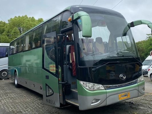 Η χρησιμοποιημένη πολυτέλεια μεταφέρει 51 πράσινο ΕΥΡΏ IV λεωφορείο XMQ6113 LHD/RHD βάρους συγκρατήσεων χρώματος 12000kg καθισμάτων Kinglong μηχανών Yuchai