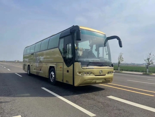 Το χρησιμοποιημένο εμπορικό λεωφορείο 39 καθισμάτων Weichai μηχανών 336hp χρυσή πόρτα 12 επιβατών χρώματος μέση μετρά το λεωφορείο BFC6120 Beifang