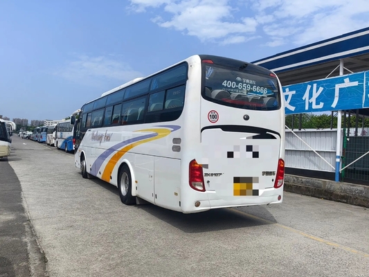 Το χρησιμοποιημένο ΕΥΡΩ IV μηχανή 245hp 10,5 ανοίξεων φύλλων λεωφορείων λεωφορείων Yuchai 49 καθισμάτων μετρά το 2$ο νέο λεωφορείο ZK6107 Tong χεριών
