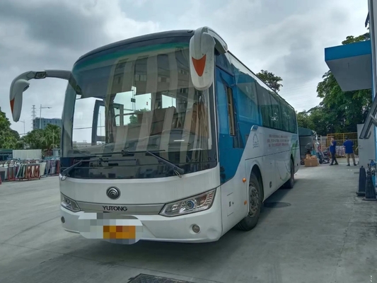 2$ο έτος 46 λεωφορείων 2018 χεριών νέες ρόδες μηχανών Yuchai καθισμάτων με χρησιμοποιημένο το επιβραδυντής λεωφορείο ZK6115 Yutong