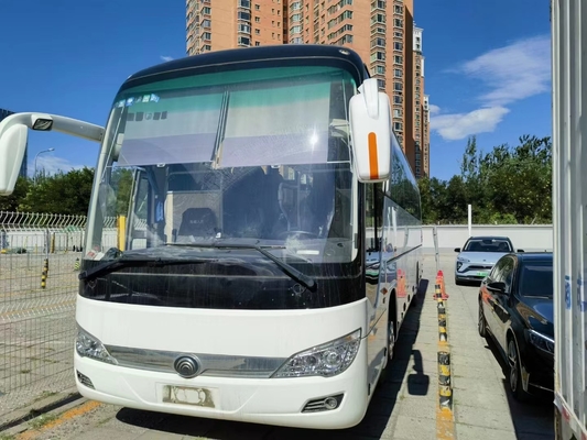 Το νέο άσπρο χρώμα 53 καθίσματα 12 λεωφορείων ZK6112 Tong μετρά το μακρύ Weichai μηχανών 336hp λεωφορείο λεωφορείων χεριών κλιματιστικών μηχανημάτων 2$ο