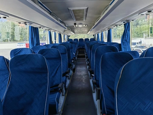 Το νέο άσπρο χρώμα 53 καθίσματα 12 λεωφορείων ZK6112 Tong μετρά το μακρύ Weichai μηχανών 336hp λεωφορείο λεωφορείων χεριών κλιματιστικών μηχανημάτων 2$ο