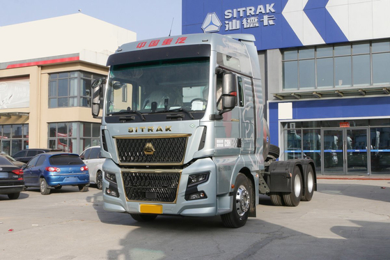 Σινοτρούκ ΣΙΤΡΑΚ Τρακτέρ C9H βαρύ φορτηγό 560HP 6X4 LNG αυτόματη μετάδοση