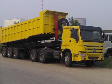 3 χρησιμοποιημένα άξονες ρυμουλκά φορτηγών, χρησιμοποιημένο Tipper ρυμουλκό με το ωφέλιμο φορτίο 45 τόνου