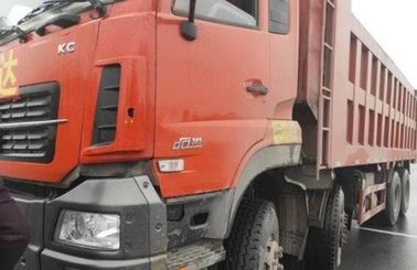 385HP το κόκκινο χρώμα χρησιμοποίησε τα βαρέων καθηκόντων φορτηγά, φορτηγό εκφορτωτών από δεύτερο χέρι diesel