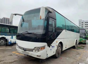 2013 χρησιμοποιημένα λεωφορεία 58 καθίσματα Zk 6110 Yutong έτους diesel άσπρο χρώμα