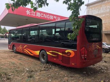 2013 χρησιμοποιημένο λεωφορείο 68 λεωφορείων επιβατών λεωφορείων Yutong ανοίξεων φύλλων έτους ανώτατη ταχύτητα καθισμάτων 100km/H