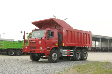 χρησιμοποιημένο φορτηγό απορρίψεων 371HP Sinotruck 50 - 70 Minning απορρίψεων αριστερού τόνοι Drive φορτηγών