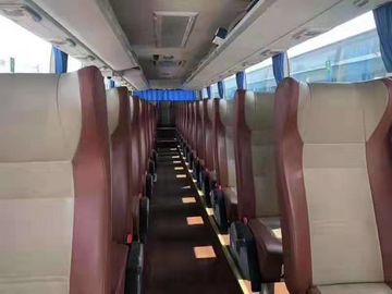 Yutong 6122 σειρές 55 άσπρα καθίσματα πολυτέλειας χρώματος έτους diesel LHD 2017 λεωφορείων λεωφορείων από δεύτερο χέρι καθισμάτων με την αυτόματη πόρτα