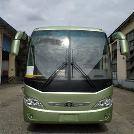 63 καθισμάτων diesel μηχανών λεωφορείων διπλή πίσω ανώτατη ταχύτητα Drive 110km/Χ αξόνων αριστερή