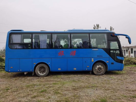 Επιβάτης Zk6808 33 χρησιμοποιημένα καθίσματα λεωφορεία YC πετρελαίου diesel Yutong. ΕΥΡΏ ΙΙΙ μηχανών 147kw