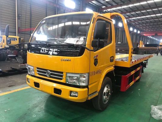 Ευρο- 3 φορτηγά ρυμούλκησης οδικής διάσωσης ροδών Dongfeng 95HP 6 3 τόνοι 5 τόνοι 6 τόνοι