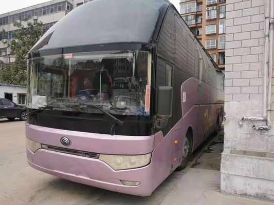 Διπλές πόρτες Yutong ZK6122 που αφήνονται χρησιμοποιημένο το οδήγηση τουριστηκό λεωφορείο 50 χρησιμοποιημένο το καθίσματα λεωφορείο