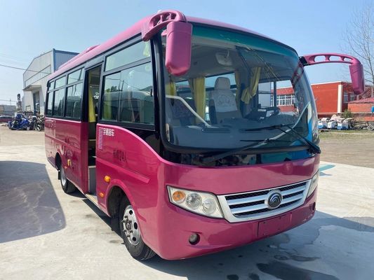 Χρησιμοποιημένα λεωφορεία πρότυπο ZK6660 24 Yutong χρησιμοποιημένη καθίσματα επιβατών μπροστινή μηχανή πλαισίων χάλυβα λεωφορείων ευρο- IV που αφήνεται την οδήγηση