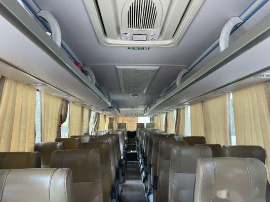 Χρησιμοποιημένο λεωφορείο Kinglong XMQ6112 51 λεωφορείων καθισμάτων αερόσακων πλαισίων αριστερή Nude συσκευασία χιλιομέτρου Drive χαμηλή