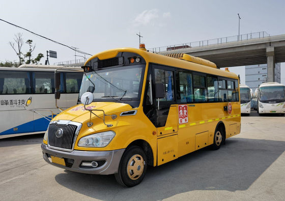 41 καθισμάτων 2014 χρησιμοποιημένος έτος Yutong λεωφορείων ZK6729D diesel οδηγός σχολικών λεωφορείων LHD μηχανών χρησιμοποιημένος που δεν οδηγεί κανένα ατύχημα